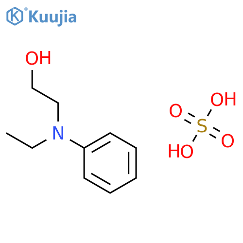 2-[ethyl(phenyl)amino]ethanol sulfate (1:1) structure