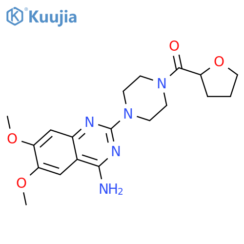 1-(4-Amino-6,7-dimethoxy-2-quinazolinyl)-4-(tetrahydro-2-furanyl)carbonxylpiperazine hydrochloride structure
