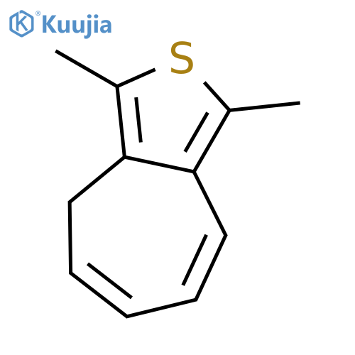 4H-Cyclohepta[c]thiophene, 1,3-dimethyl- structure