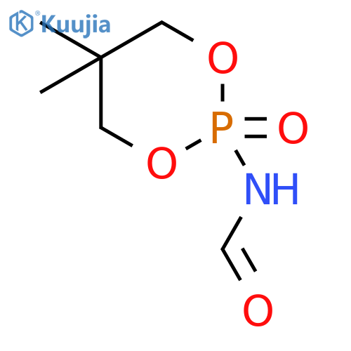 N-(5,5-Dimethyl-2-oxo-1,3,2lambda~5~-dioxaphosphinan-2-yl)formamide structure