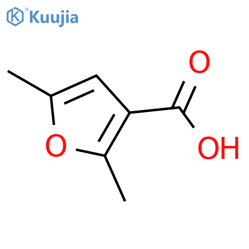 2,5-Dimethylfuran-3-carboxylic acid structure