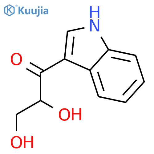 1-(3-Indolyl)-2,3-dihydroxypropan-1-one structure