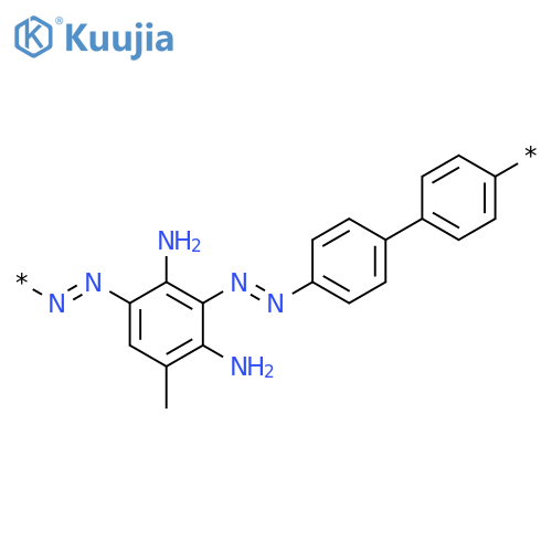 POLY[AZO(DIAMINO-5-METHYL-1,3-PHENYLENE)AZO[1,1'-BIPHENYL]-4,4'-DIYL] structure