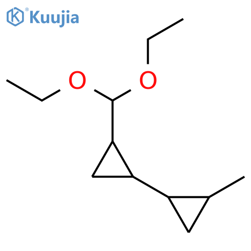 1,1'-Bicyclopropyl, 2-(diethoxymethyl)-2'-methyl- structure
