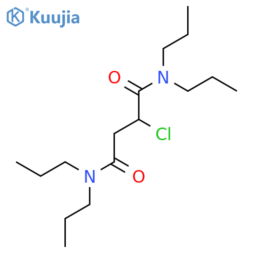 Butanediamide, 2-chloro-N,N,N',N'-tetrapropyl- structure