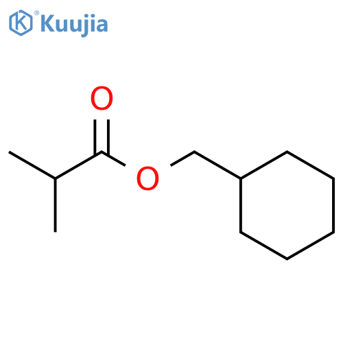 Propanoic acid, 2-methyl-, cyclohexylmethyl ester structure