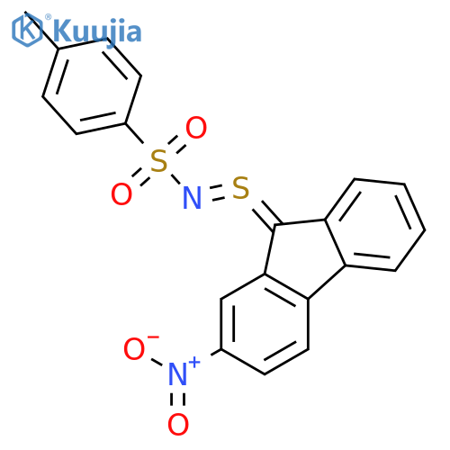 Sulfilimine, [(4-methylphenyl)sulfonyl](2-nitro-9H-fluoren-9-ylidene)- structure