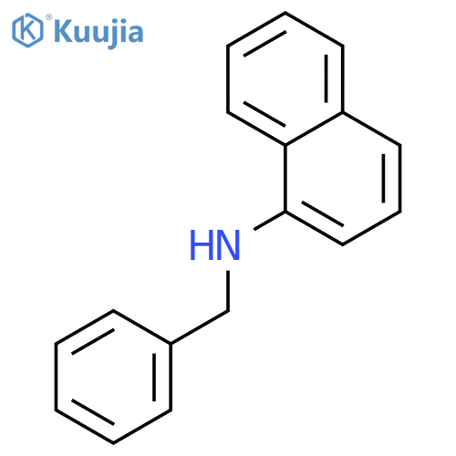 N-benzyl-1-naphthalenamine structure