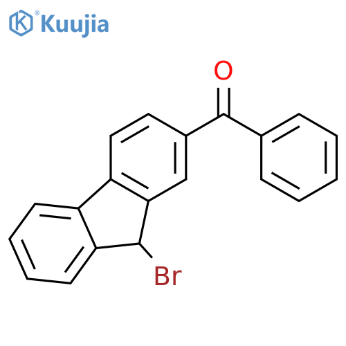 Methanone, (9-bromo-9H-fluoren-2-yl)phenyl- structure