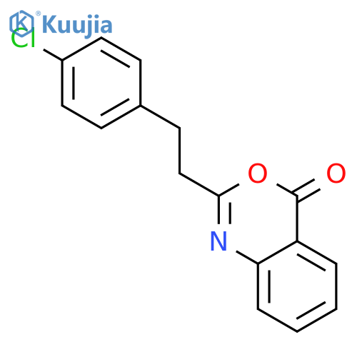 4H-3,1-BENZOXAZIN-4-ONE, 2-[2-(4-CHLOROPHENYL)ETHYL]- structure