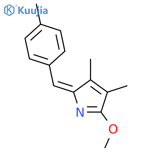 2H-Pyrrole, 5-methoxy-3,4-dimethyl-2-[(4-methylphenyl)methylene]-, (Z)- structure
