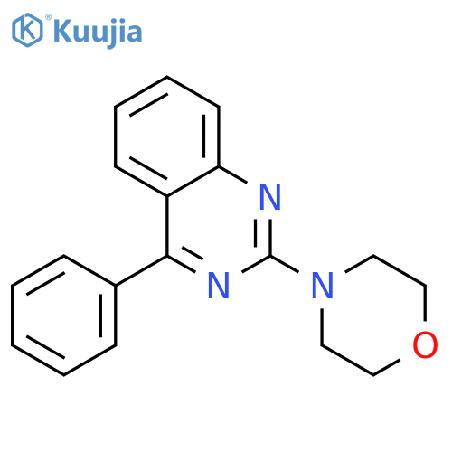 2-(morpholin-4-yl)-4-phenylquinazoline structure