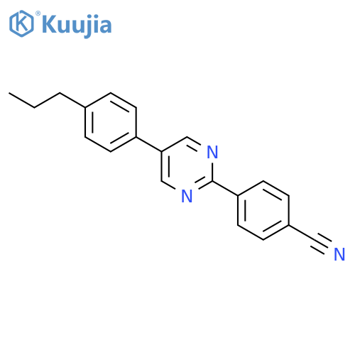 BENZONITRILE, 4-[5-(4-PROPYLPHENYL)-2-PYRIMIDINYL]- structure