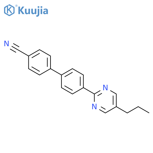 [1,1'-BIPHENYL]-4-CARBONITRILE, 4'-(5-PROPYL-2-PYRIMIDINYL)- structure
