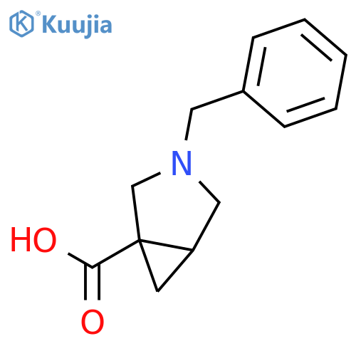 3-Benzyl-3-azabicyclo[3.1.0]hexane-1-carboxylic acid structure