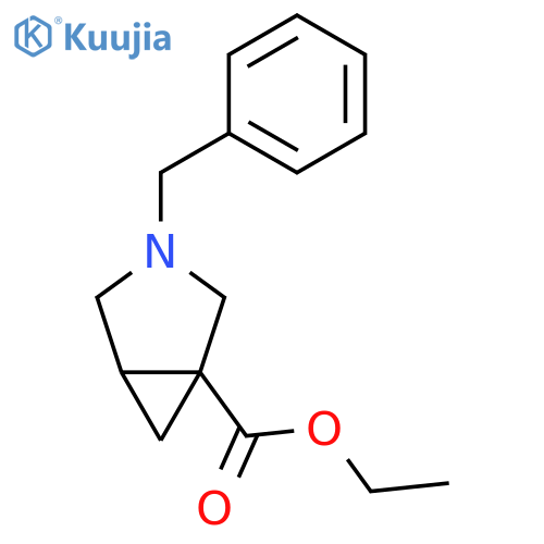 Ethyl 3-benzyl-3-azabicyclo[3.1.0]hexane-1-carboxylate structure