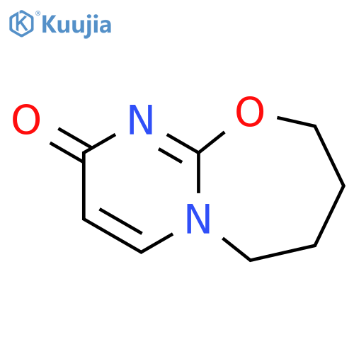2H-PYRIMIDO[2,1-B][1,3]OXAZEPIN-2-ONE, 6,7,8,9-TETRAHYDRO- structure