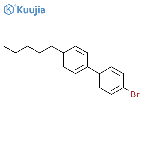 4-Bromo-4'-N-pentylbiphenyl structure