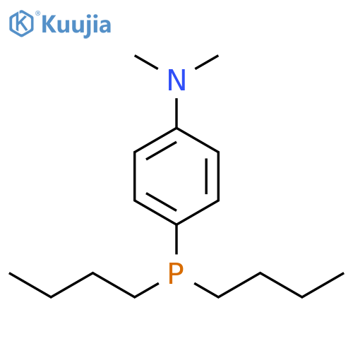 Benzenamine, 4-(dibutylphosphino)-N,N-dimethyl- structure