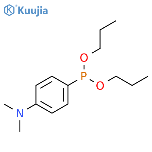 PHOSPHONOUS ACID, [4-(DIMETHYLAMINO)PHENYL]-, DIPROPYL ESTER structure