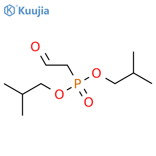 Phosphonic acid, (2-oxoethyl)-, bis(2-methylpropyl) ester structure