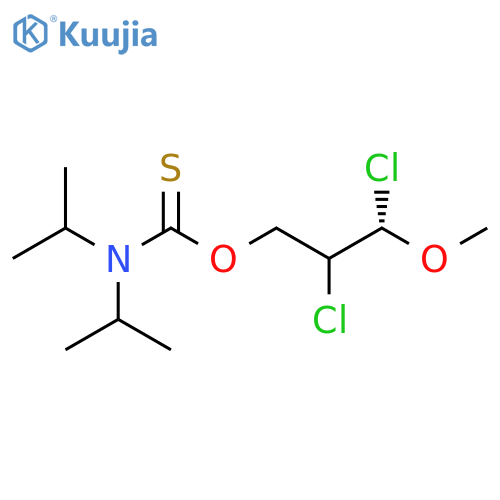 Carbamothioic acid, bis(1-methylethyl)-, S-(2,3-dichloro-3-methoxypropyl) ester (9CI) structure