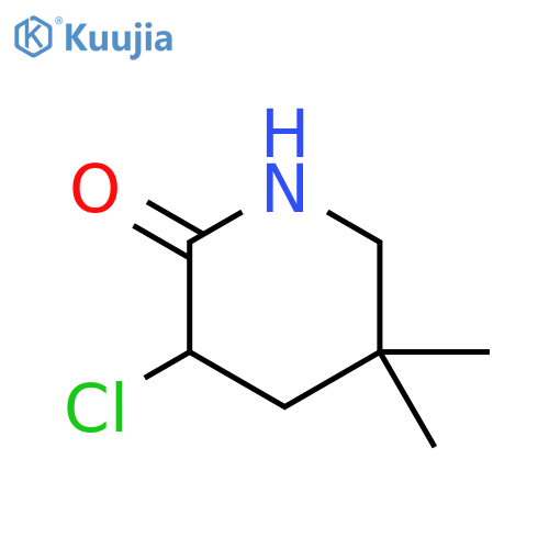 2-Piperidinone, 3-chloro-5,5-dimethyl- structure