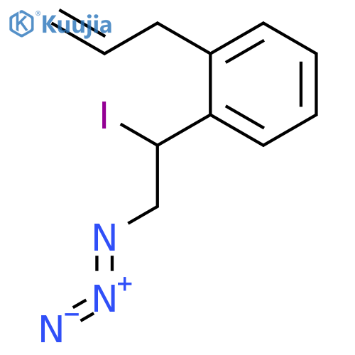 BENZENE, 1-(2-AZIDO-1-IODOETHYL)-2-(2-PROPENYL)- structure