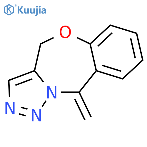4H,10H-[1,2,3]Triazolo[5,1-c][1,4]benzoxazepine, 10-methylene- structure