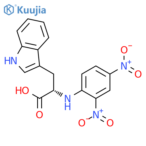 Tryptophan, N-(2,4-dinitrophenyl)- structure