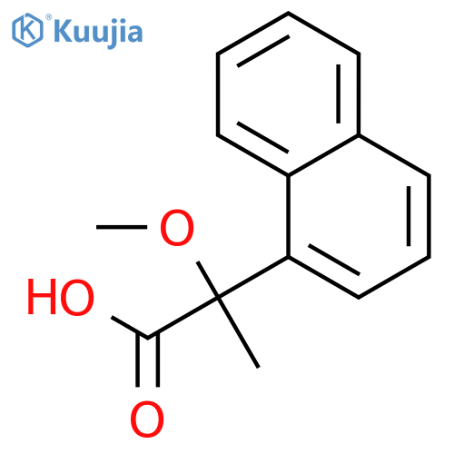 2-Methoxy-2-naphthalen-1-yl-propionic Acid structure