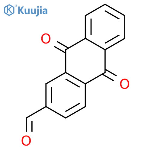 9,10-dioxo-9,10-dihydroanthracene-2-carbaldehyde structure