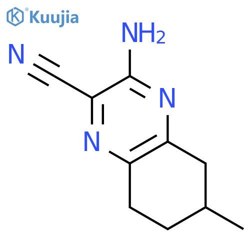 2-Quinoxalinecarbonitrile,3-amino-5,6,7,8-tetrahydro-6-methyl- structure