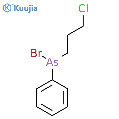 Arsinous bromide, (3-chloropropyl)phenyl- structure