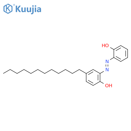 PHENOL, 4-DODECYL-2-[(2-HYDROXYPHENYL)AZO]- structure