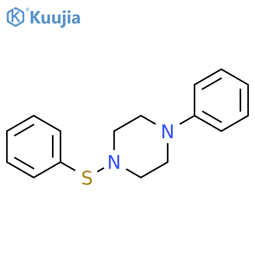 Piperazine, 1-phenyl-4-(phenylthio)- structure
