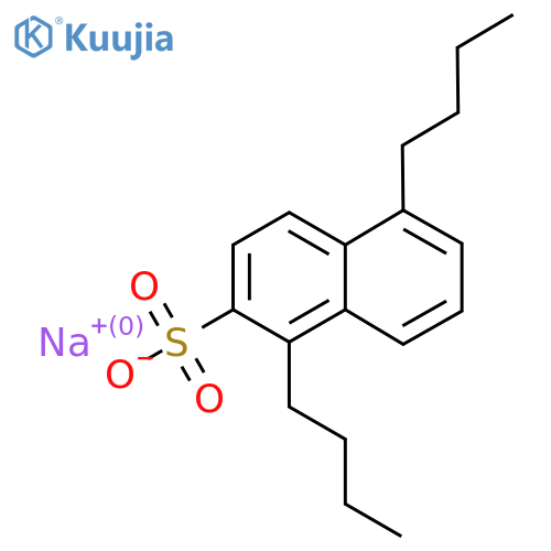 1,5-Dibutyl-2-naphthalenesulfonic acid sodium salt structure