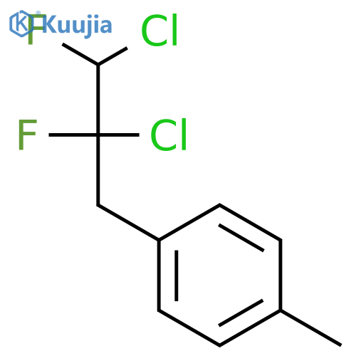 BENZENE, 1-(2,3-DICHLORO-2,3-DIFLUOROPROPYL)-4-METHYL- structure