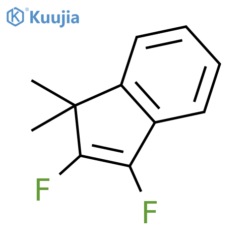 1H-Indene, 2,3-difluoro-1,1-dimethyl- structure