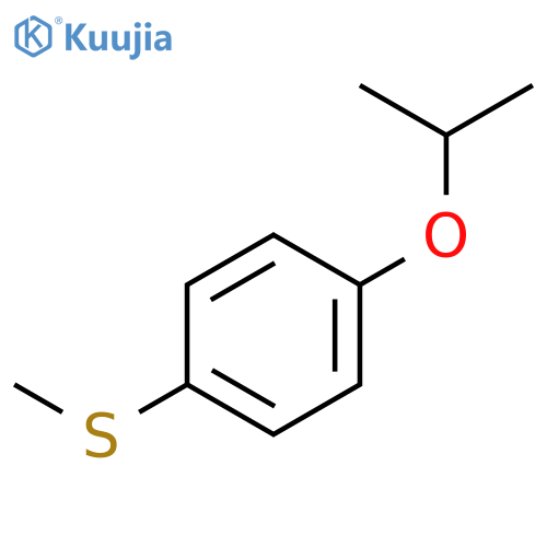 2-Methyl-1-4-(methylsulphanyl)phenylpropan-1-one structure