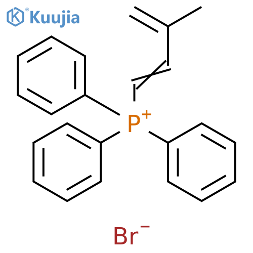 Phosphonium, (3-methyl-1,3-butadienyl)triphenyl-, bromide structure