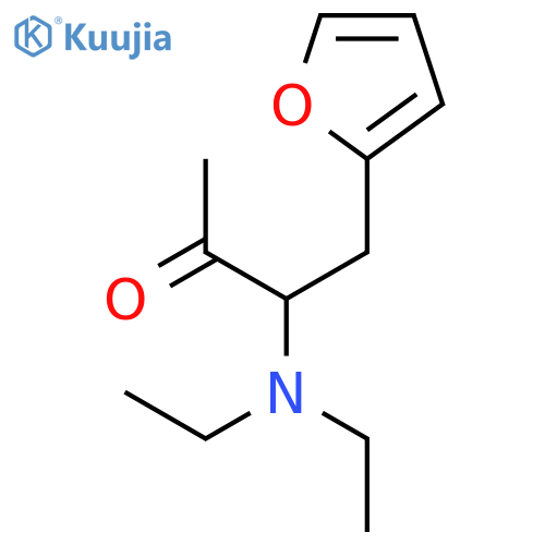 2-Butanone, 3-(diethylamino)-4-(2-furanyl)- structure