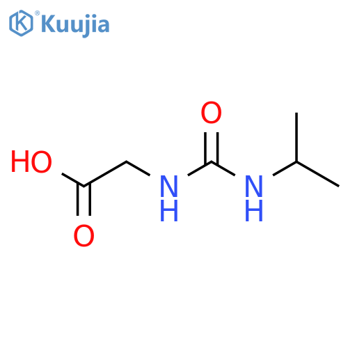 Glycine, N-[[(1-methylethyl)amino]carbonyl]- structure