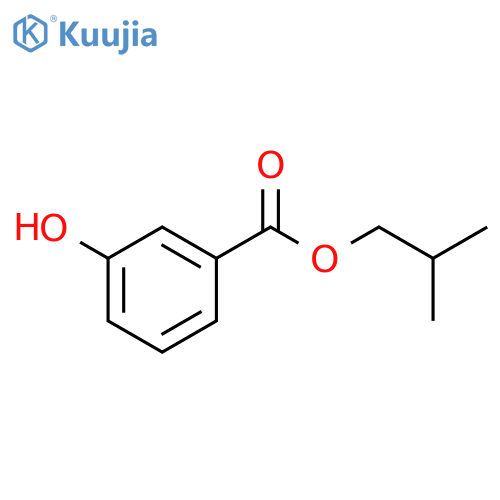 Benzoic acid, 3-hydroxy-, 2-methylpropyl ester structure