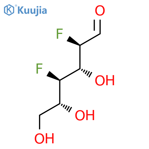 D-ALLOSE, 2,4-DIDEOXY-2,4-DIFLUORO- structure