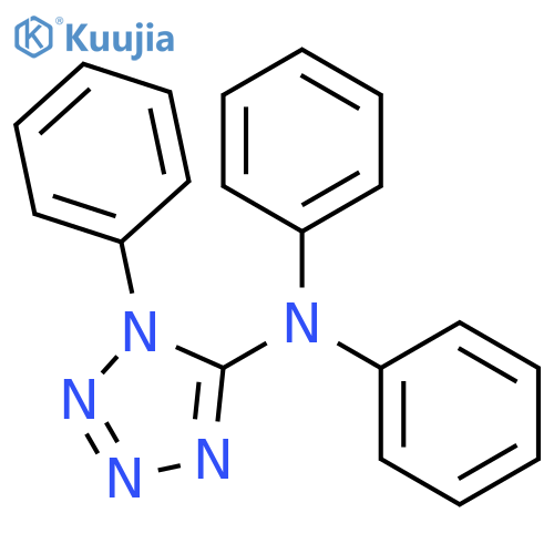 N,n,1-triphenyltetrazol-5-amine structure