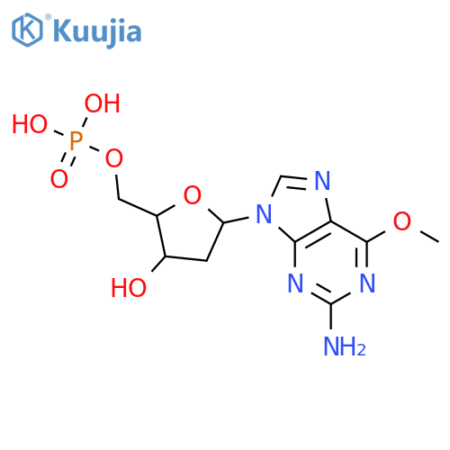 5'-Guanylic acid,2'-deoxy-6-O-methyl- (9CI) structure