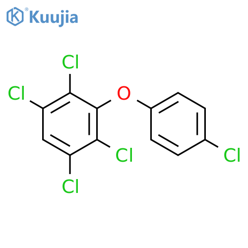 Benzene, 1,2,4,5-tetrachloro-3-(4-chlorophenoxy)- structure