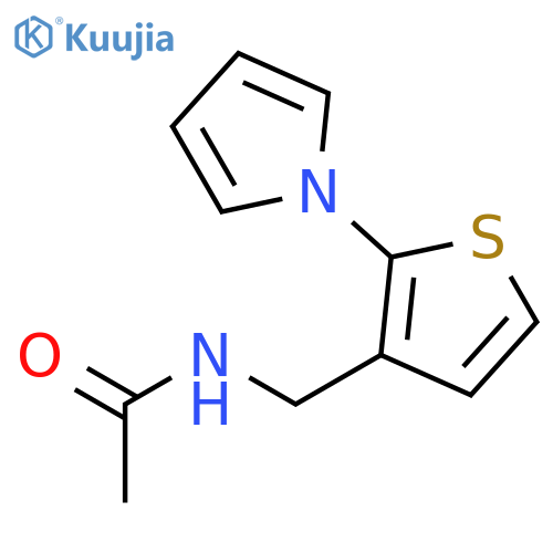 Acetamide, N-[[2-(1H-pyrrol-1-yl)-3-thienyl]methyl]- structure