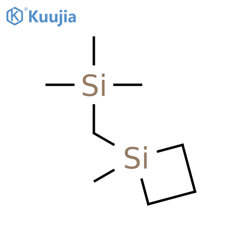 Silacyclobutane, 1-methyl-1-[(trimethylsilyl)methyl]- structure